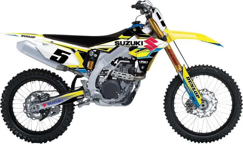 Factory Effex Graphic Evo 16 For Suzuki Rmz250 2007-2009#22-01422 1