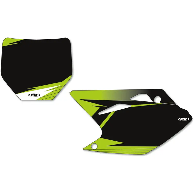 Factory Effex Graphic Number Plate Backgrounds Black#12-64120 1