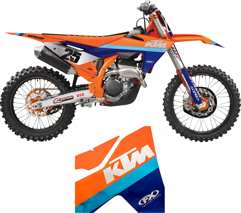 Factory Effex Graphic Trim Kit Chrome For Ktm Sxf 250/450#27-51502 1