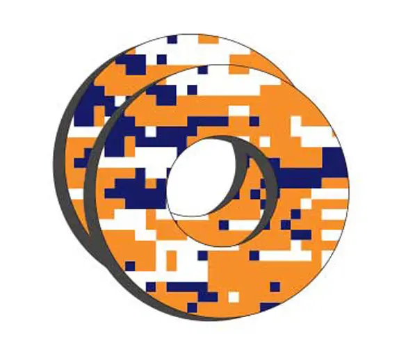 Factory Effex Grip Donuts Moto Grip Donuts Ktm Blue/Orange#22-67500 1