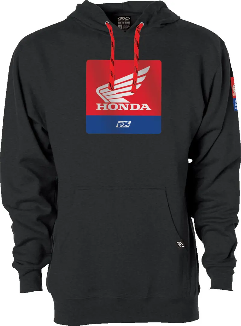Factory Effex Honda Boxer Pullover Hoodie Heather Charcoal 2Xl#26-88308 1