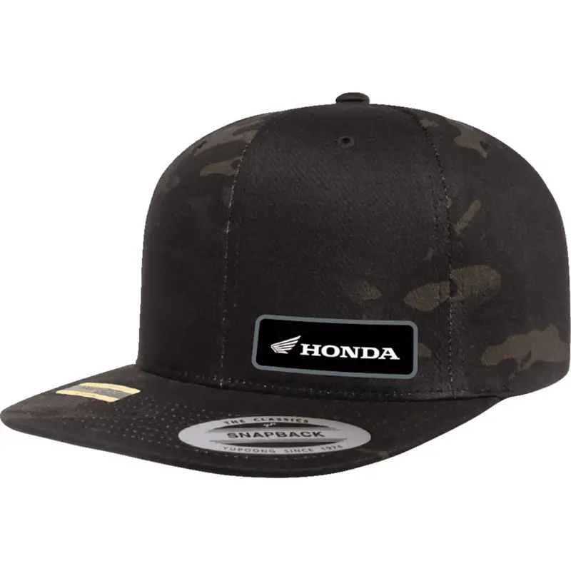 Factory Effex Honda Camo Snapback Hat Black#27-86304 1