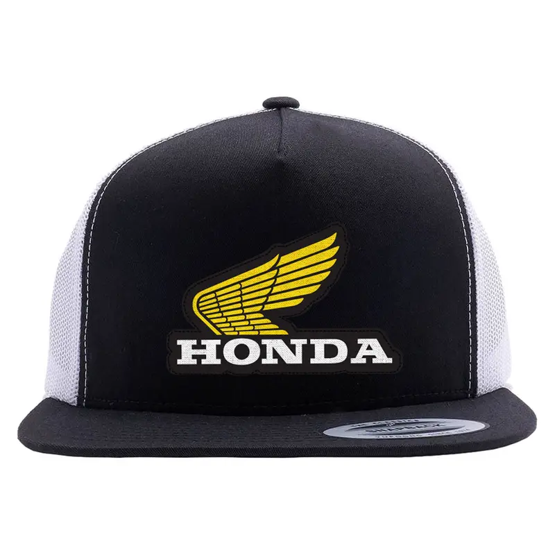 Factory Effex Honda Classic Snapback Hat Black/White#22-86302 1