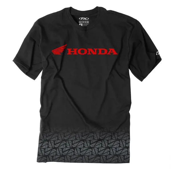 Factory Effex Honda Fade T- Shirt / Black (L)#15-88302 1