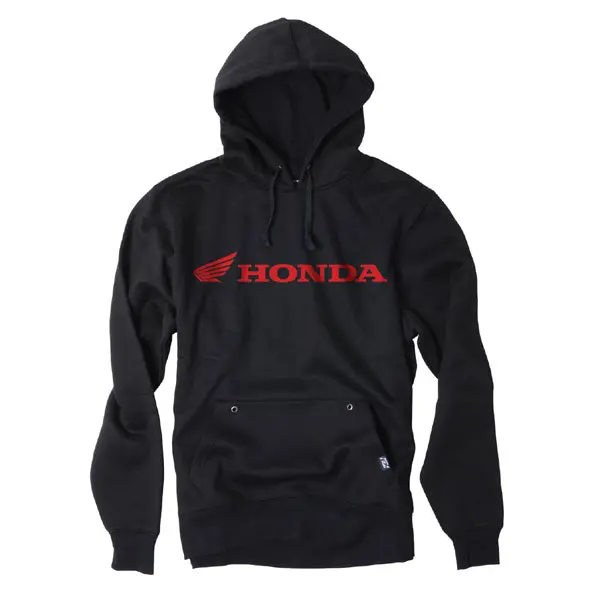 Factory Effex Honda Horizontal Pullover Sweatshirt Black (M)#15-88370 1