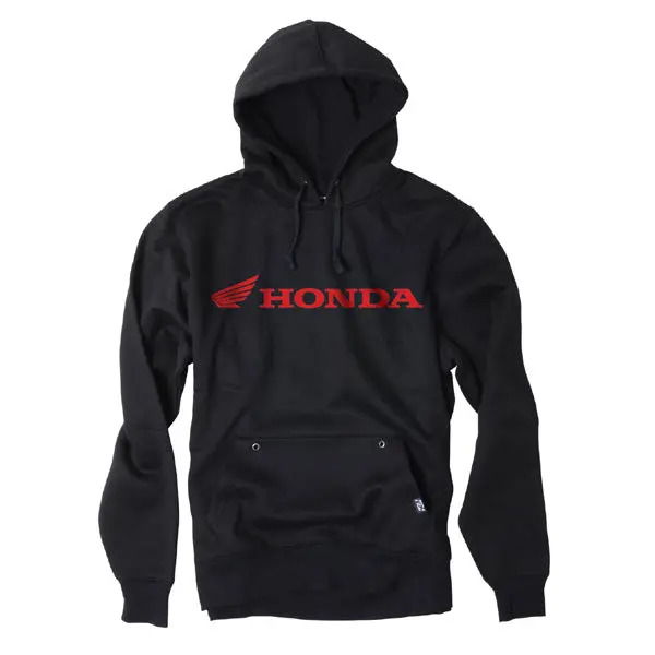 Factory Effex Honda Horizontal Pullover Sweatshirt Black (Xxl)#15-88376 1