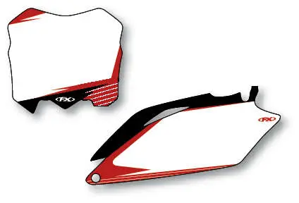Factory Effex Honda Number Plate Backgrounds#13-64352 1