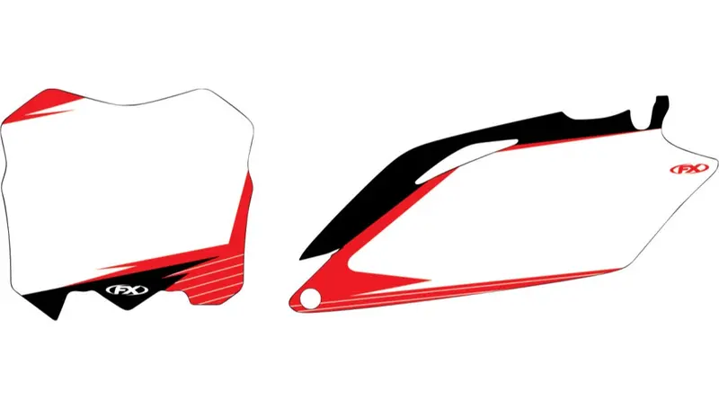 Factory Effex Honda Number Plate Backgrounds#24-64356 1