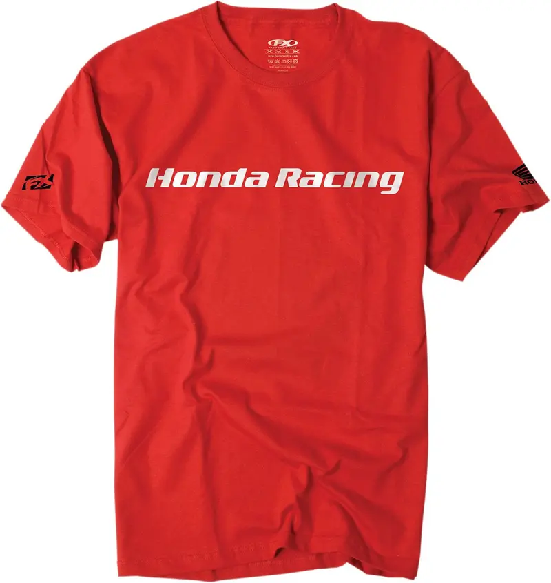 Factory Effex Honda Racing T-Shirt (Red, Medium)#15-88320 1