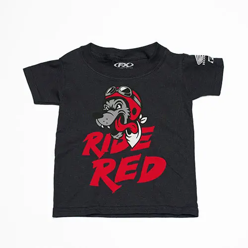 Factory Effex Honda Ride Red Wolf Toddler T-Shirt / Black 2T#23-83320 1