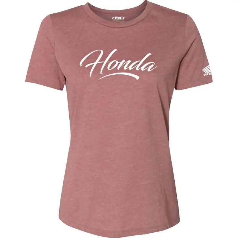 Factory Effex Honda Script Women's T-Shirt Large Pink#27-87344 1