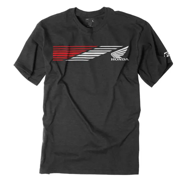 Factory Effex Honda Speed T- Shirt / Heather Charcoal (Xxl)#19-87308 1