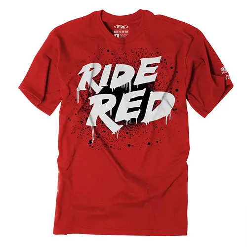 Factory Effex Honda Splatter Youth T-Shirt / Red M#23-83302 1