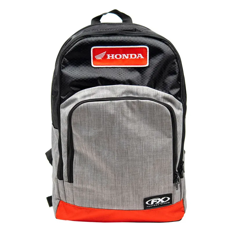 Factory Effex Honda Standard Backpack Grey/Red#23-89310 1