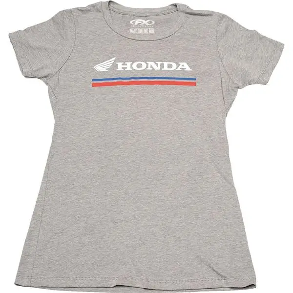 Factory Effex Honda Stripes Women's Tee M#22-87342 1