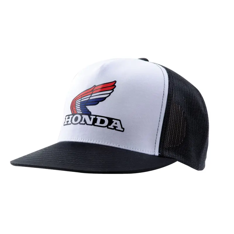 Factory Effex Honda Vintage Snapback Hat Black/White#18-86302 1