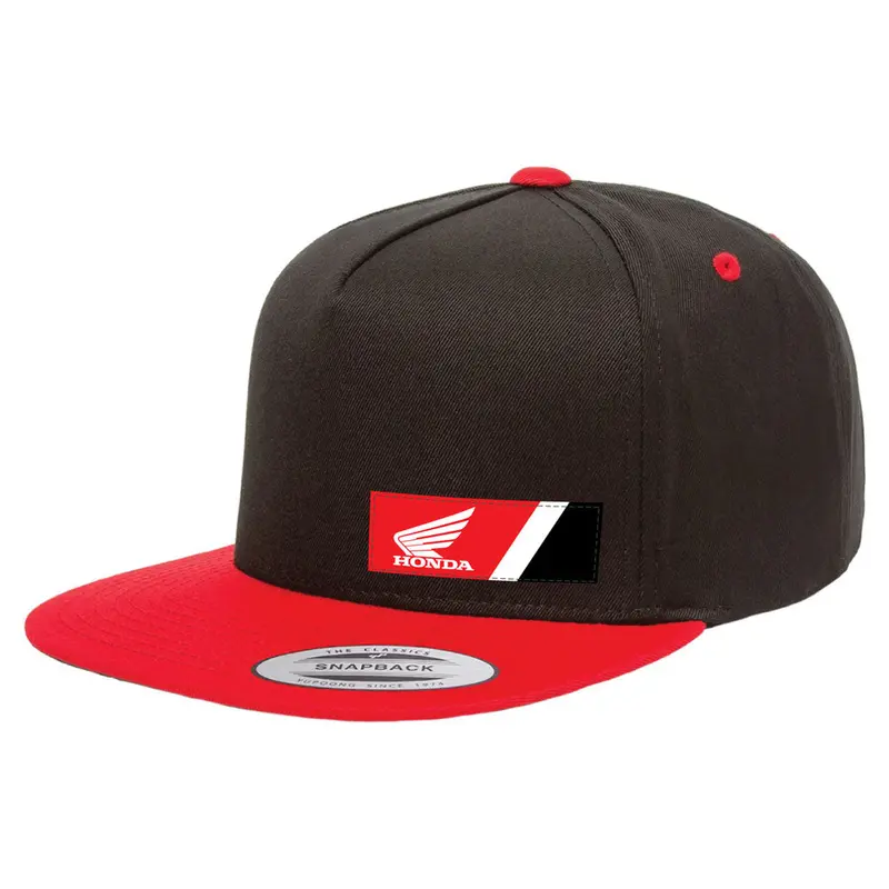 Factory Effex Honda Wedge Snapback Hat Black/Red#23-86300 1