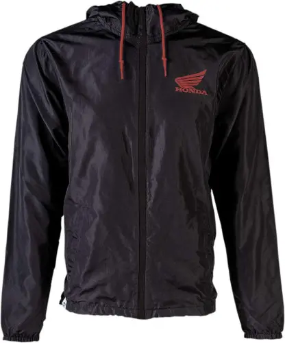 Factory Effex Honda Windbreaker Jacket Black Medium#25-85322 1