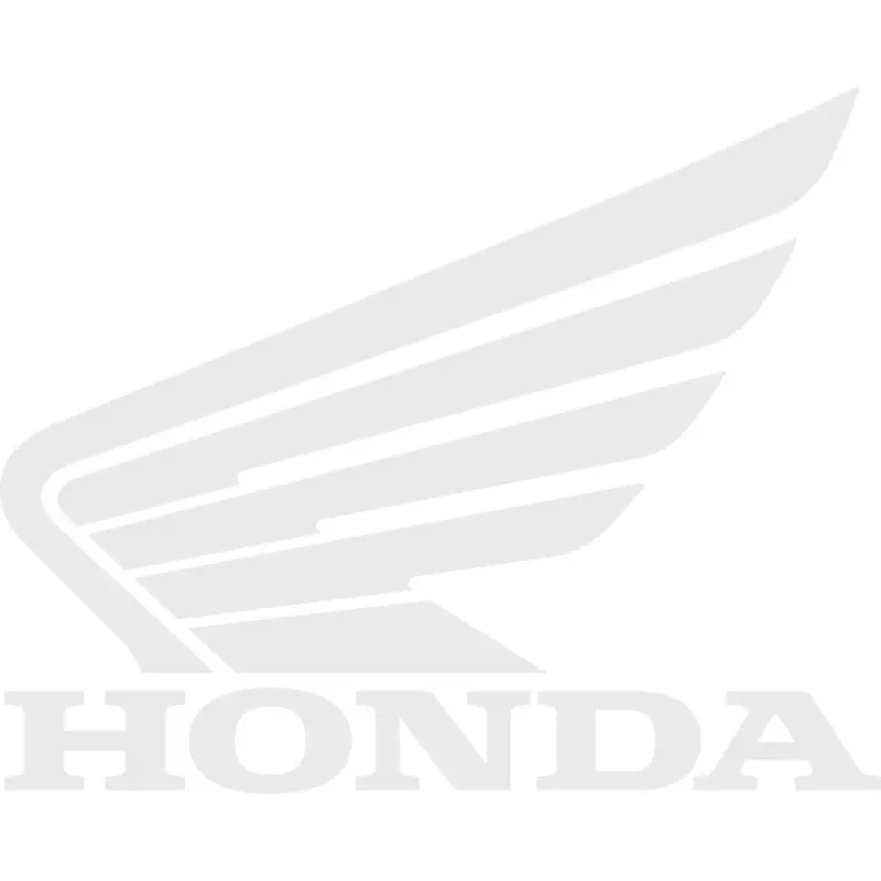 Factory Effex Honda Wing' Die-Cut Dealer Sticker (Pack Of 3) White#04-2692 1