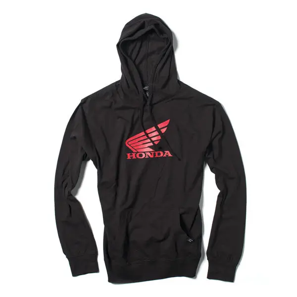 Factory Effex Honda Wing Lightweight Pullover Sweatshirt Black (L)#20-88314 1
