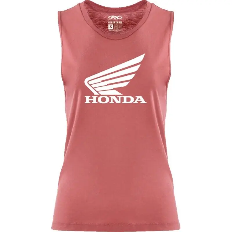 Factory Effex Honda Wing Women's Tank Tops Xl Pink#27-87356 1
