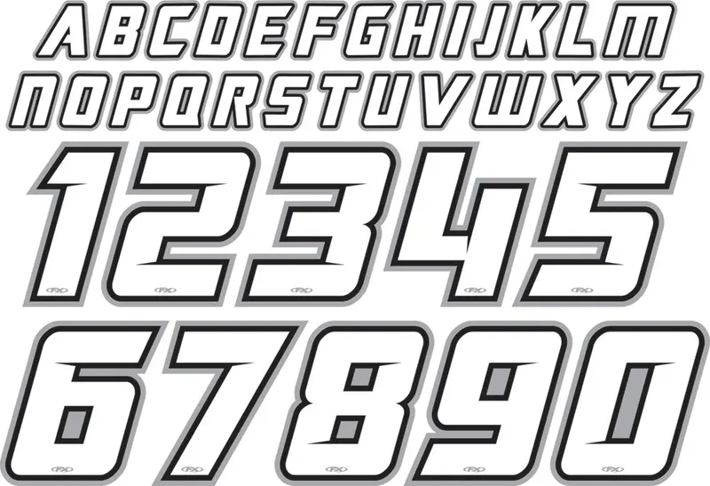 Factory Effex Jersey Iron On Id Kit#11-82130 1