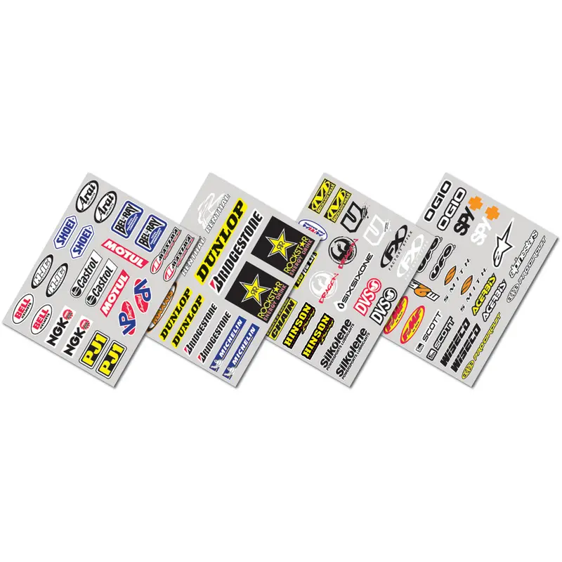 Factory Effex Jersey Iron On Sponsor Kit#11-82120 1
