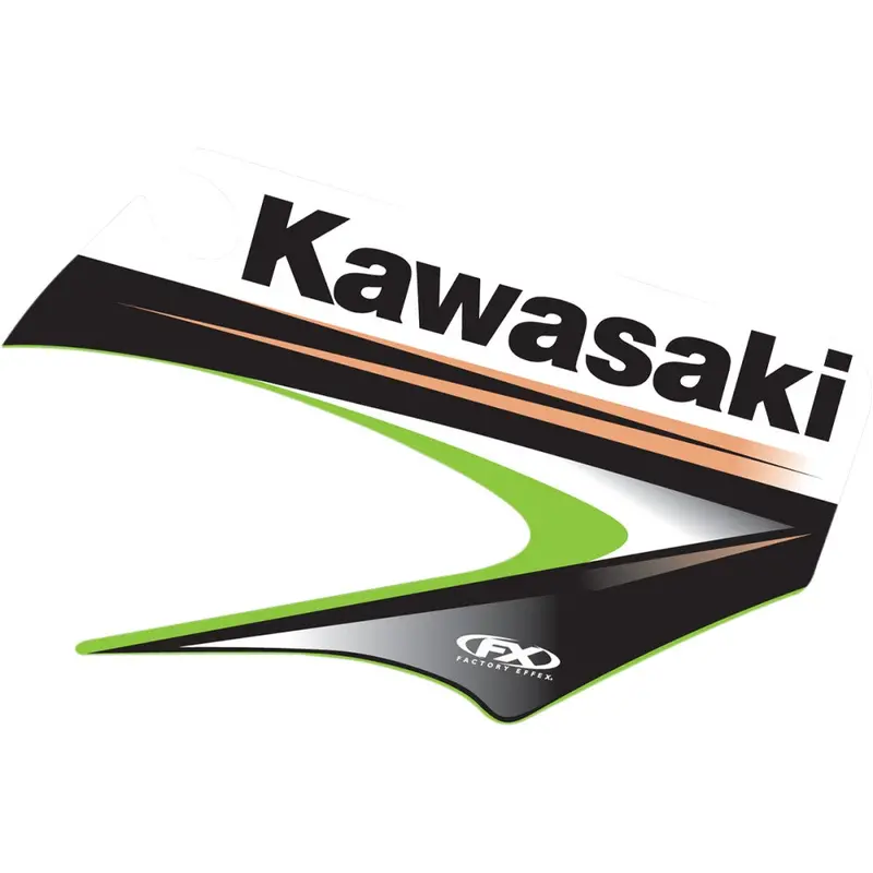 Factory Effex Kawasaki Factory Tank Shroud 2015#06-05118 1