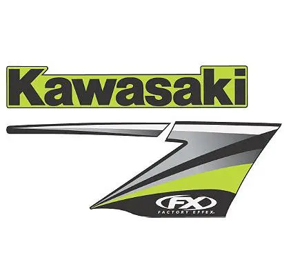 Factory Effex Kawasaki Factory Tank Shroud 2015#13-05130 1