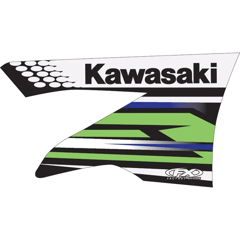Factory Effex Kawasaki Factory Tank Shroud 2015#15-05130 1