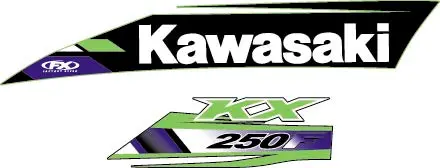 Factory Effex Kawasaki Factory Tank Shroud 2015#16-05130 1