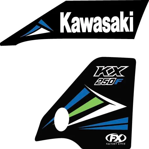 Factory Effex Kawasaki Factory Tank Shroud 2015#17-05130 1