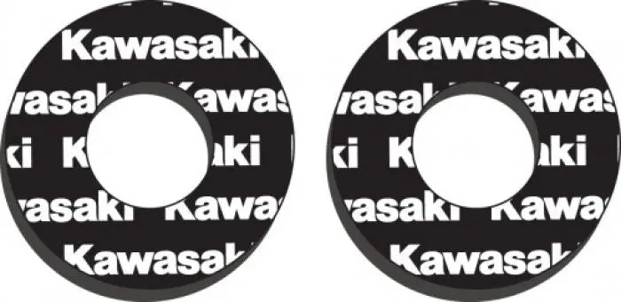 Factory Effex Kawasaki Grip Donuts Kawasaki Blue/White#22-67100 1