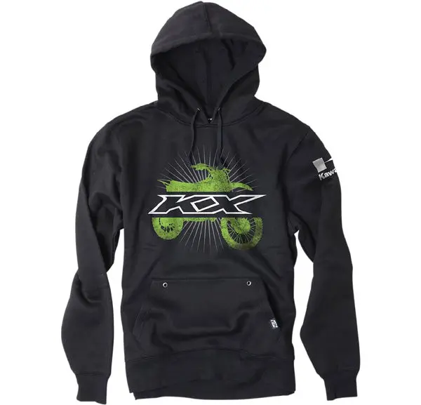 Factory Effex Kawasaki Kx Bike Youth Pullover / Black (Xl)#19-83126 1