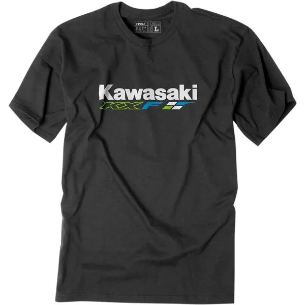 Factory Effex Kawasaki Kxf T- Shirt / Black (Xxl)#18-87148 1