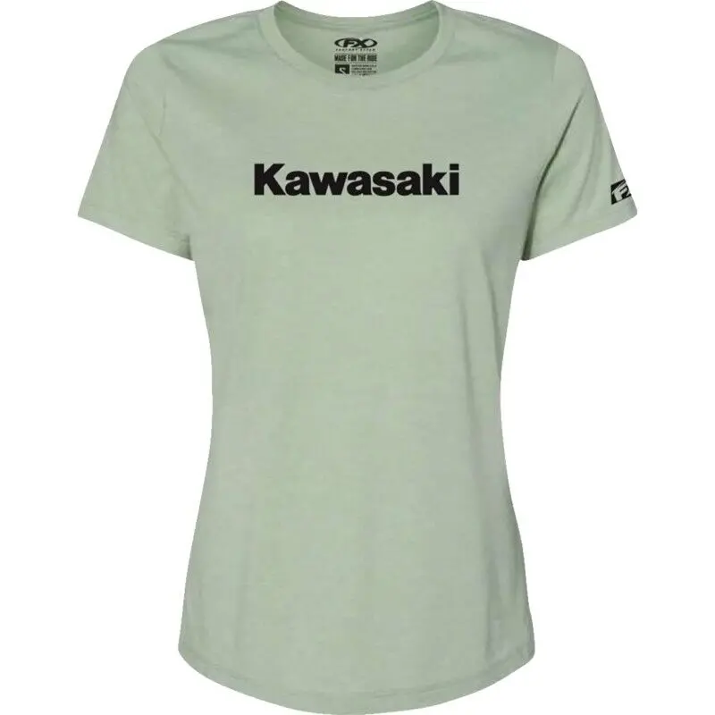 Factory Effex Kawasaki Logo Women's T-Shirt Small Green#27-87140 1