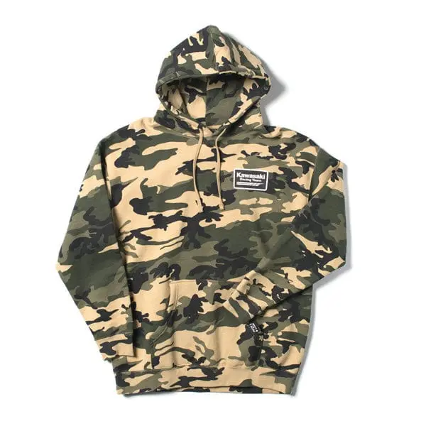 Factory Effex Kawasaki Men's Camo Pullover Hoodie/Camo (M)#19-88112 1