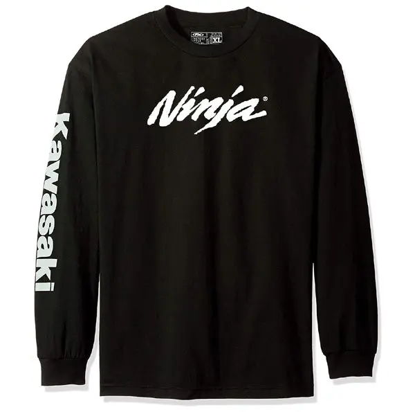 Factory Effex Kawasaki Ninja Long Sleeve T-Shirt / Black (L)#17-87114 1