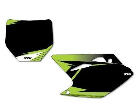 Factory Effex Kawasaki Number Plate Backgrounds#22-64138 1