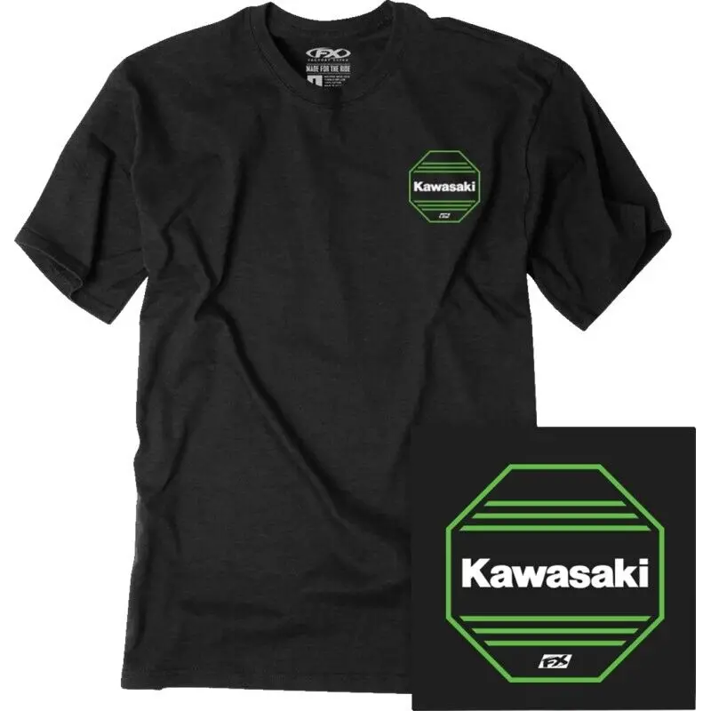 Factory Effex Kawasaki Octagon T-Shirt Xl Black#27-87116 1