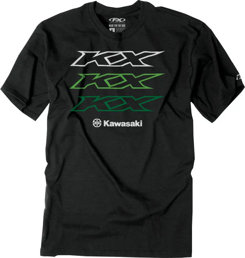 Factory Effex Kawasaki Repeater T-Shirt Xl Heather Charcoal#26-87106 1