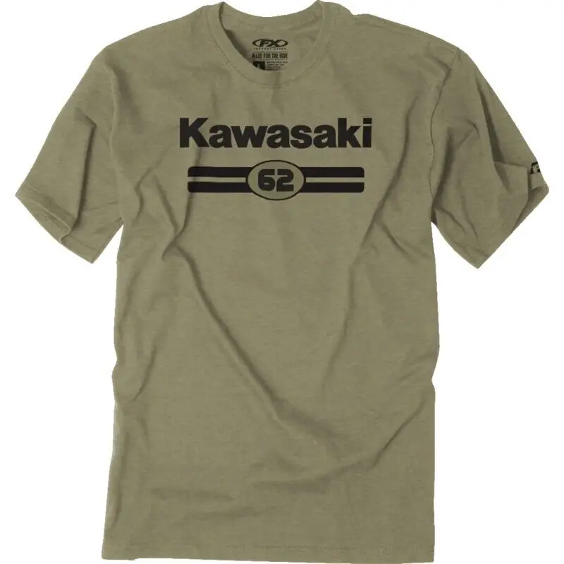 Factory Effex Kawasaki Sixty Two T-Shirt Medium Green#27-87122 1
