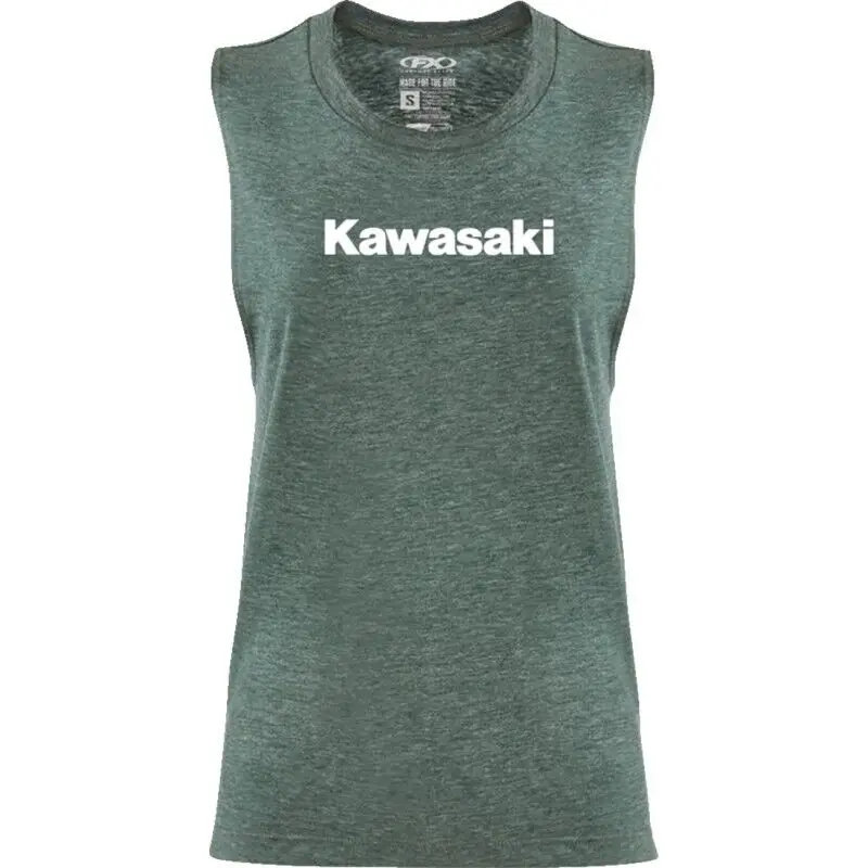 Factory Effex Kawasaki Women's Tank Tops Large Green#27-87154 1