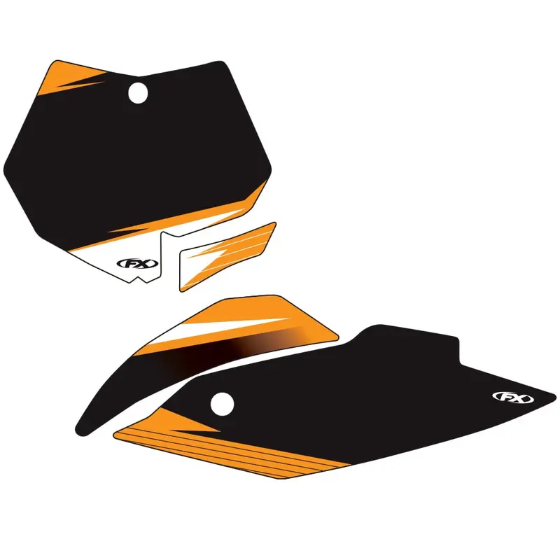 Factory Effex Ktm Graphic Number Plate Backgrounds#12-64524 1