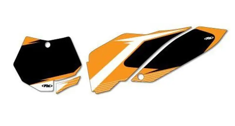 Factory Effex Ktm Number Plate Backgrounds#22-64532 1