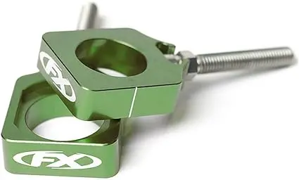 Factory Effex Lollipop Axle Blocks Green For Kawasaki Kx250f 2004-2018#22-36102 1