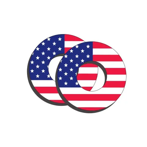 Factory Effex Moto Grip Donuts Flag Red/White/Blue#27-67100 1