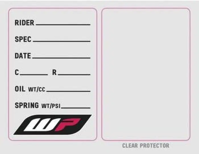 Factory Effex Na Stickers Wp Suspension Spec Sticker (3 Pack)#22-90024 1
