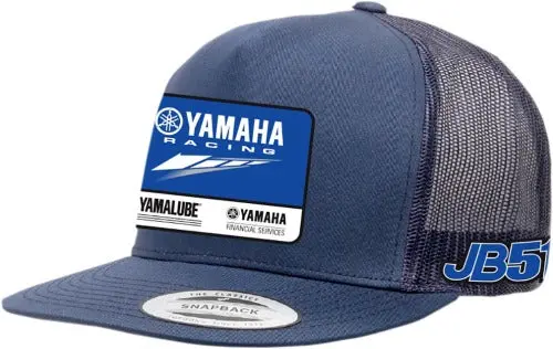Factory Effex Navy 2019 Yamaha Racing Jb51 Snap-Back Trucker Hat#22-86212 1