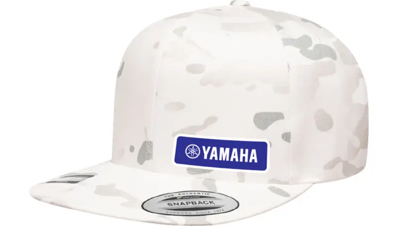 Factory Effex New Yamaha Snapback Hat Camo White Motorcycle/Offroad#27-86206 1
